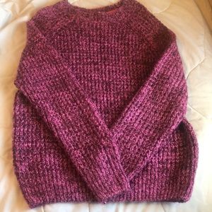 Forever 21 Magenta Knit Pullover